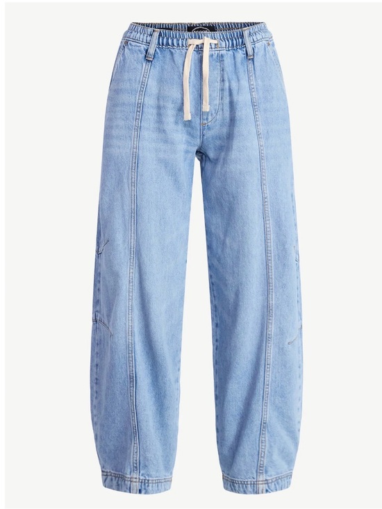 Scoop Denim - Scoop Pull-On Cropped Barrel Pants
